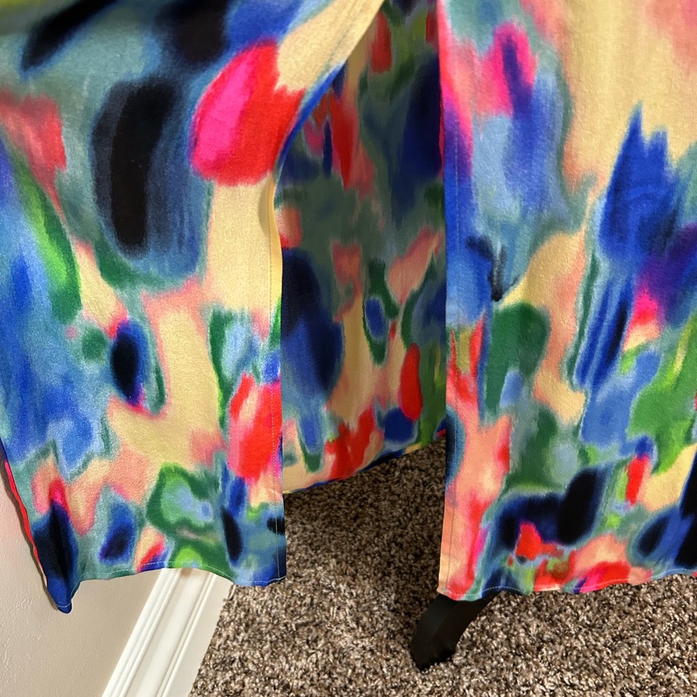 Maeve Multicolor Abstract Maxi Dress - Picture 12 of 16
